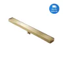 Rejilla Desagüe De Piso Lineal Lisa Gold 60 Cm Largo Selen