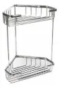 Repisa Esquinero Para Baño/ducha Metalica Dos Niveles Acra 