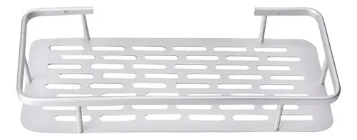 Repisa Estante Para Ducha Cromado Mate De Aluminio 30cm Acra
