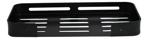 Repisa Estante Para Ducha Negro Mate De Aluminio Acra