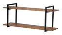 Repisa Estante Soporte Mueble Recibidor Madera Hierro Acra