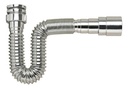 Sifón Corrugado Cromado Universal Para Pileta Baño/cocina
