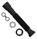Sifón Corrugado Universal Negro Para Baño O Cocina Acra