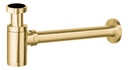 Sifón De Pileta Dorado Gold Cilíndrico Universal Acra