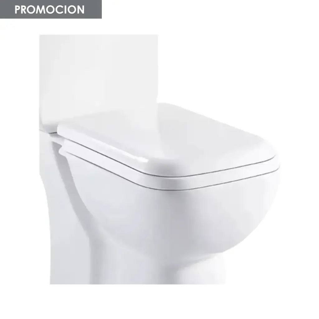 Tapa De Inodoro Water Recta Con Cierre Lento Acra