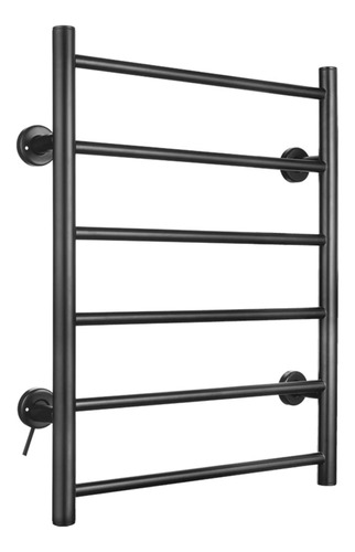 Toallero Negro Mate Calienta Toalla Aqualia 50 W 53x68 Acra