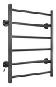 Toallero Negro Mate Calienta Toalla Aqualia 50 W 53x68 Acra