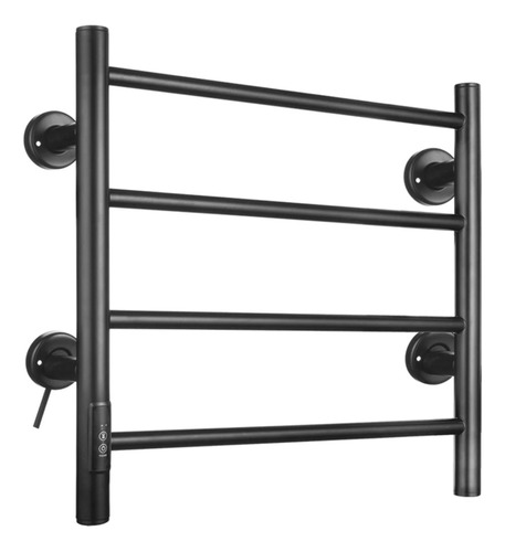 Toallero Negro Mate Calienta Toalla Aqualia 50w 53x50.4 Acra