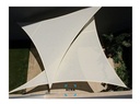 Toldo Lona Vela Triangular 4x4x4 Patio Piscina Terraza Acra