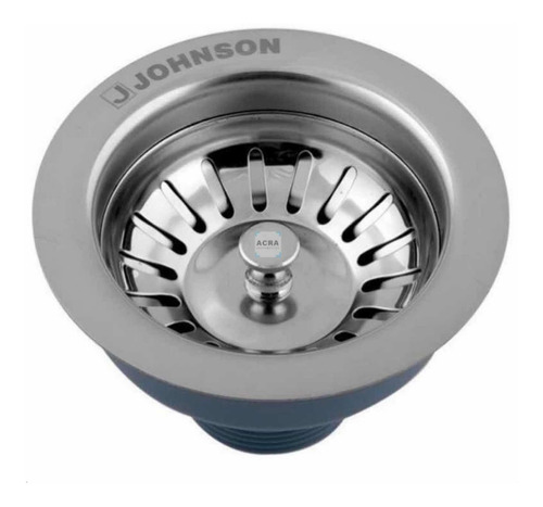 Válvula Original Johnson Acero Inox Pileta De Cocina Acra