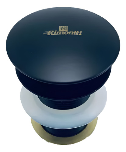 Válvula Tip Top Bronce Negro Mate Baño Rimontti Acra