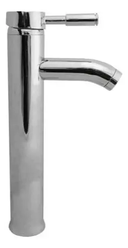 Canilla/monocomando/griferia Pico Curvo Alta Para Baño Acra 