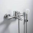 Monocomando Ducha Ac. Inox. Color Satin Palito Acra