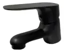 Canilla Griferia Monocomando Para Baño Negra Mate Wico Acra
