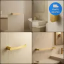 Combo Kit De Accesorios Para Baño Gold Fv Acra