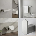 Kit Combo De Accesorios Para Baños Gun Metal Grafito Fv Acra