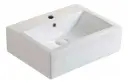 Bacha Pileta Lavatorio De Apoyar Rectangular Para Baño Acra