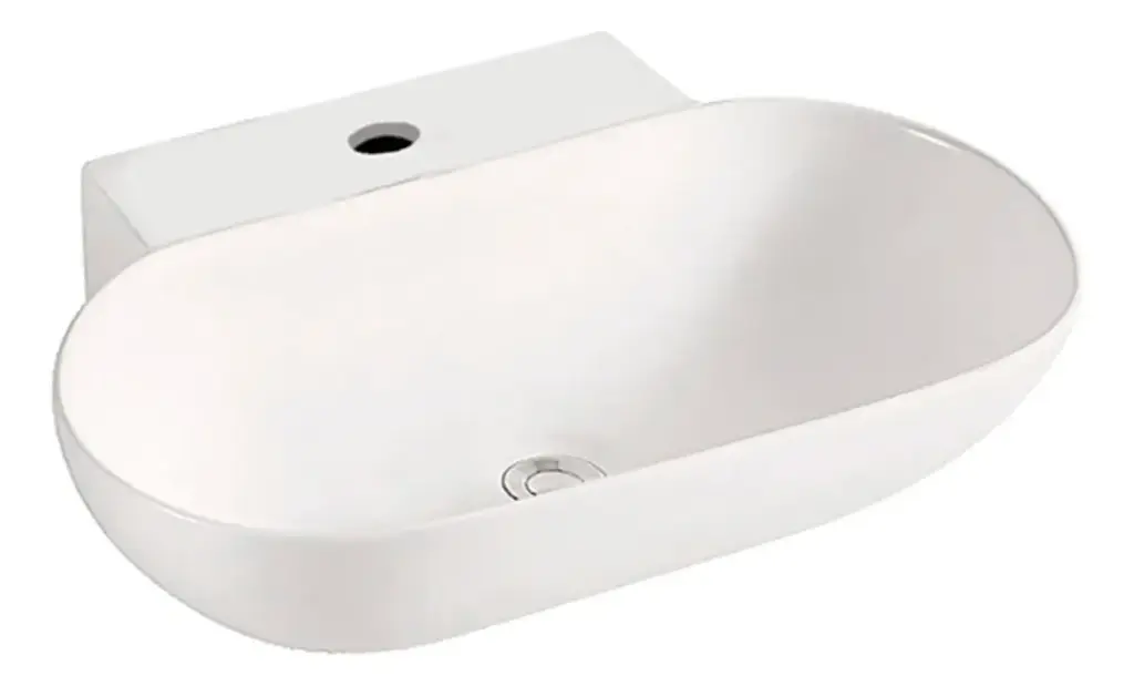 Bacha Pileta De Apoyo Y/o Colgar Para Baño Loza Blanca Acra