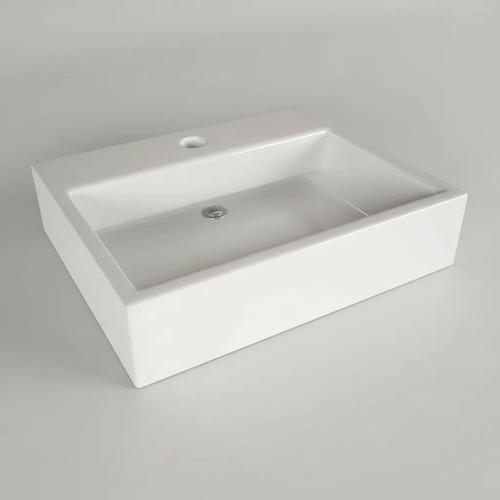 Bacha Pileta Para Baño Lavatorio De Apoyar Rectangular Acra