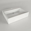 Bacha Pileta Para Baño Lavatorio De Apoyar Rectangular Acra