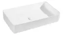 Bacha Pileta Lavatorio De Apoyar Blanca Slim Para Baño Acra