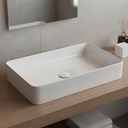 Bacha Pileta Lavatorio De Apoyar Blanca Slim Para Baño Acra