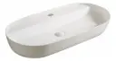 Bacha Pileta Lavatorio De Apoyar Ovalada Blanca Acra