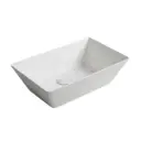 Bacha Pileta Embutida Blanca Con Desborde Para Baño Acra