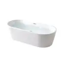 Bañera Blanca Con Luz Led Y Burbujas De Apoyo Zagreb Acra