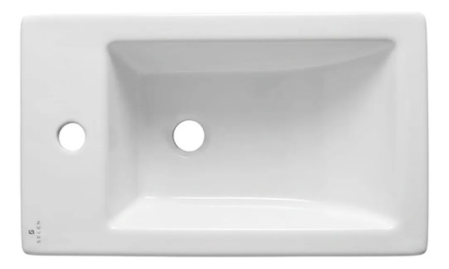 Bacha Loza Rectangular De Apoyo 45x25 Selen Acra
