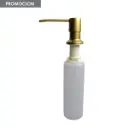 Dispensador De Jabón Dorado De Mesada 300ml Acra