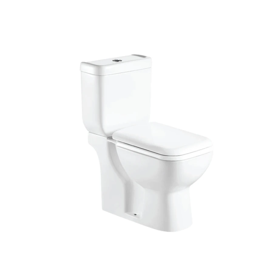 Inodoro Alto Rhodas Con Tapa C/lento Y Mochila Blanco Acra