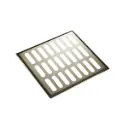 Rejilla De Piso 10x10 Dorada Acero Inoxidable Acra