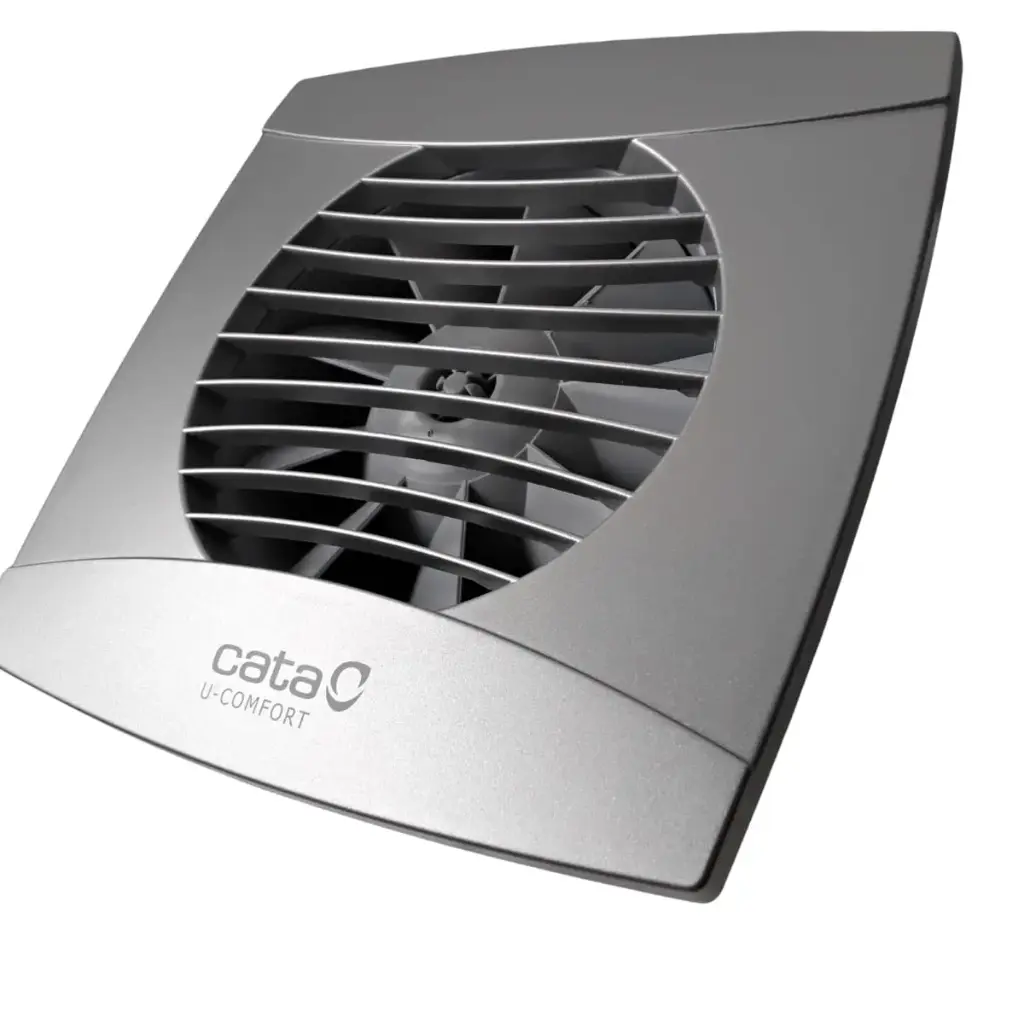 Extractor De Baño Cata Uc 10 Plateado De Empotrar Acra