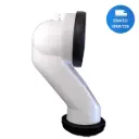 Codo Pvc Para Inodoro Salida 25 Cm Acra