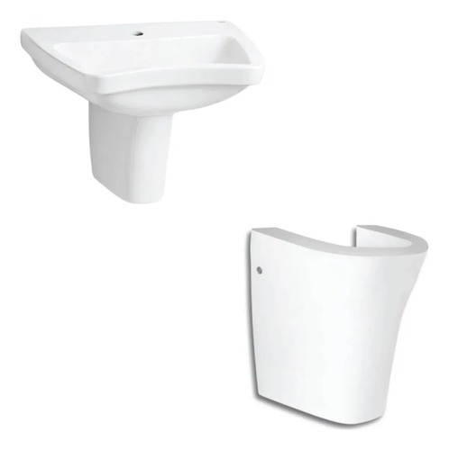 Lavatorio Pedestal Para Discapacitados Blanco Para Baño Acra
