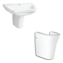 Lavatorio Pedestal Para Discapacitados Blanco Para Baño Acra