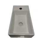 Bacha Loza Rectangular De Apoyo Blanca Acra