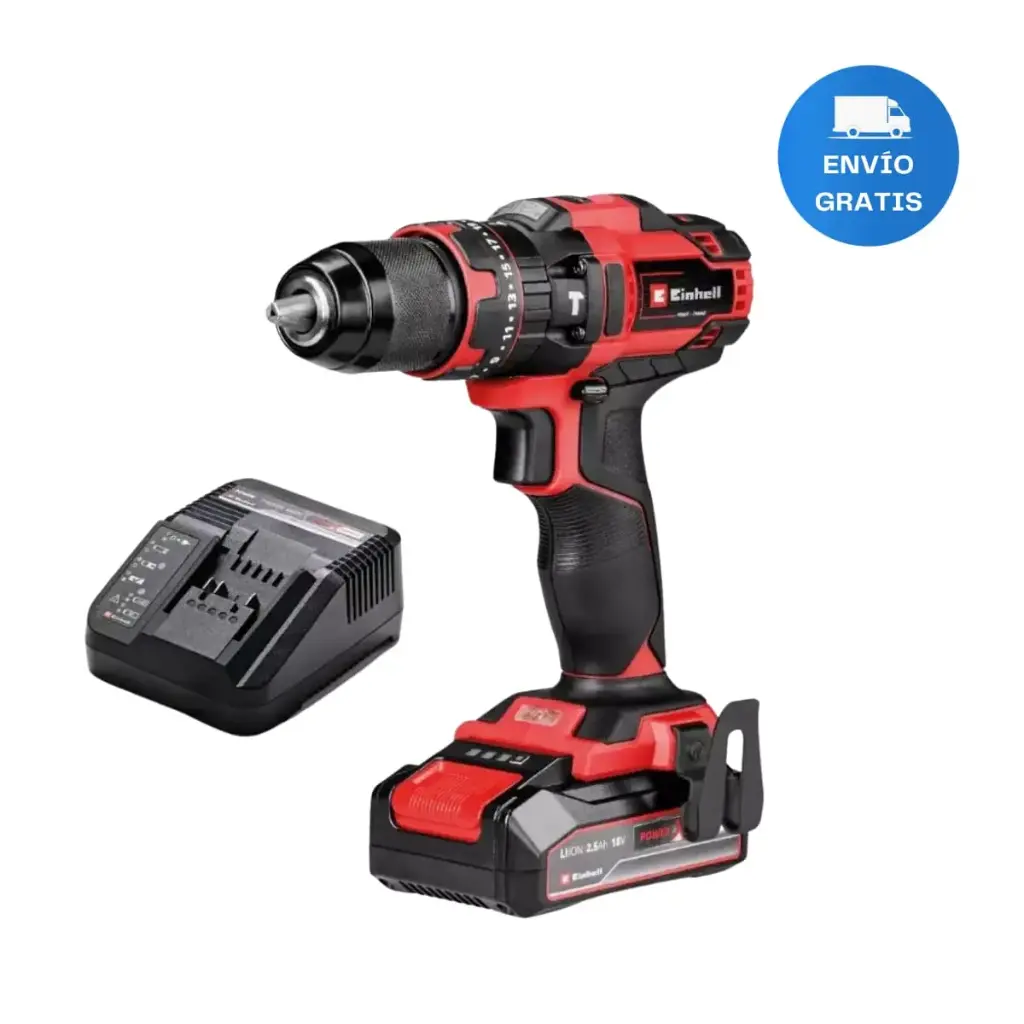 Taladro Percutor Inalámbrico A Batería Einhell Acra