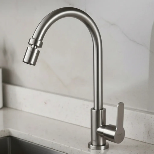 Griferia De Cocina Klipen Home Agua Fria P/cisne Acra