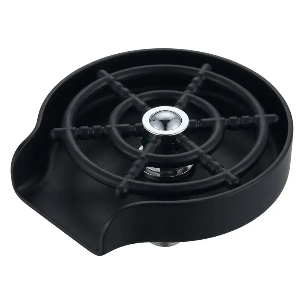 Enjuagador De Vaso Para Pileta De Cocina Negro Acra