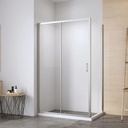 Mampara De Baño Con Puerta Corrediza Perfil Aluminio Acra