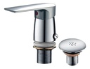 Monocomando De Bidet C/transferencia Flat Cromo Acra