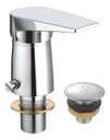 Grifería Monocomando Para Bidet C/transferencia Cromo Acra