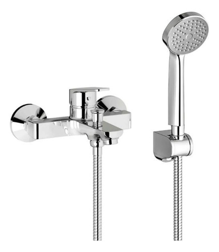 Grifería Monocomando Para Ducha Brillo Cromo Acra