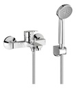 Grifería Monocomando Para Ducha Brillo Cromo Acra