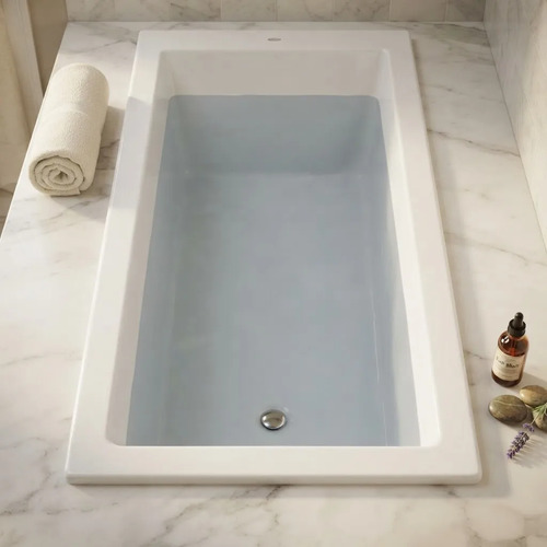 Bañera Acrílico Niza De Empotrar 160 Cm Blanco Acra