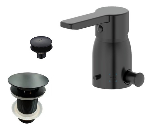 Juego De Griferia Monocomando Bidet + Roseta + Valvula Acra