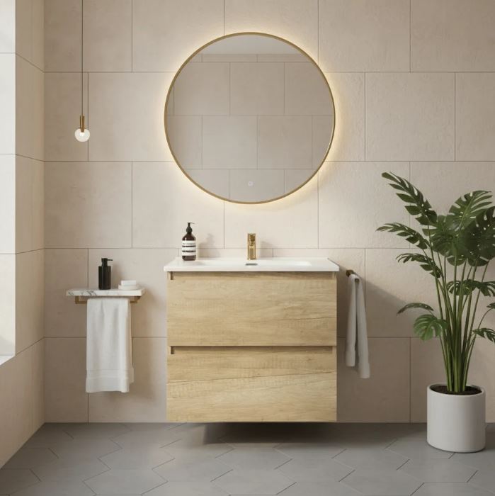 Mueble Armado + Mesada / Bacha / Pileta Recta 60cm Acra