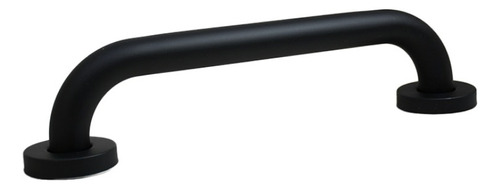 [MLU639954037] Agarradera Para Baño En Color Negro Mate 50 Cm Acra
